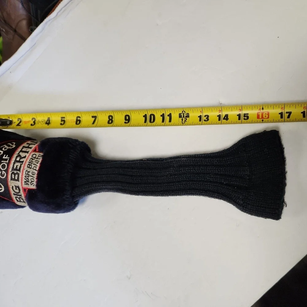 Callaway Golf Big‎ Bertha War Bird Sole Plate 1~ Head Cover Knit Sock Black/Red